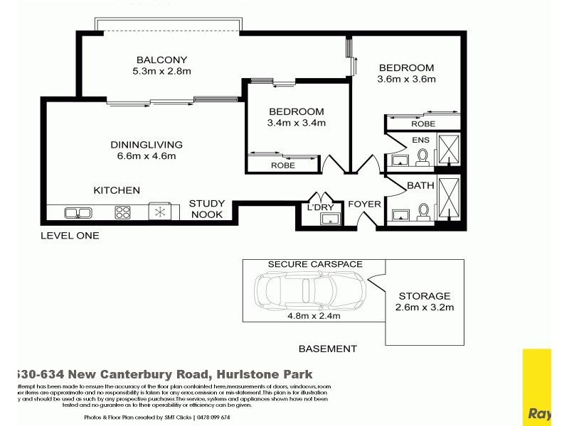 6/630 New Canterbury Road, Hurlstone Park NSW 2193 Floorplan