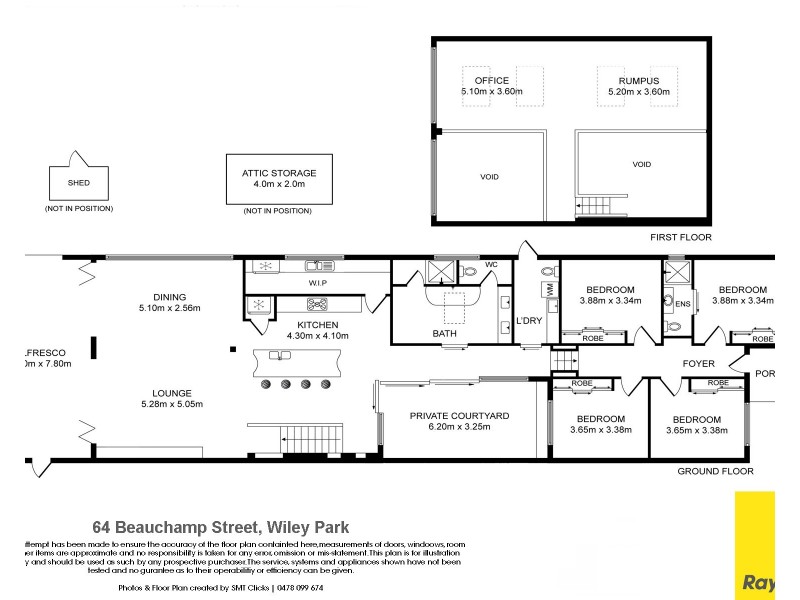 64 Beauchamp Street, Wiley Park NSW 2195 Floorplan