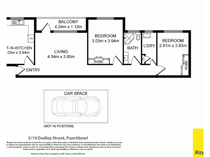 5/19 Dudley Street, Punchbowl NSW 2196 Floorplan