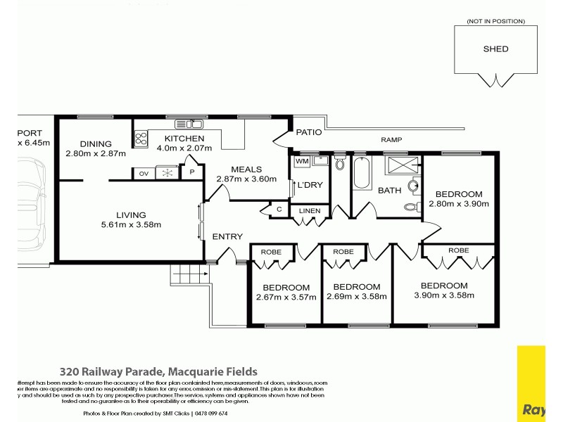 320 Railway Parade, Macquarie Fields NSW 2564 Floorplan
