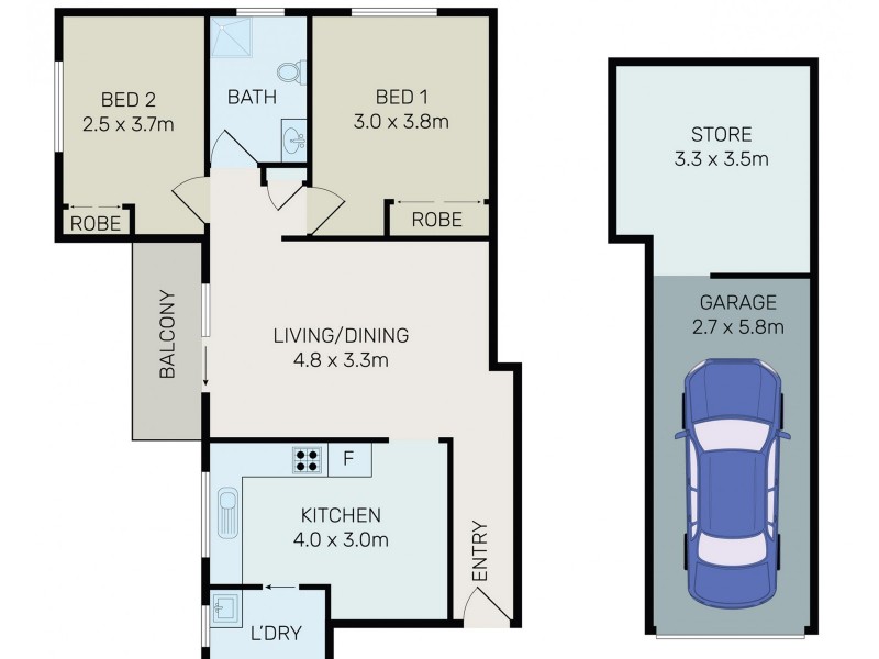 12/586 Punchbowl Road, Lakemba NSW 2195 Floorplan