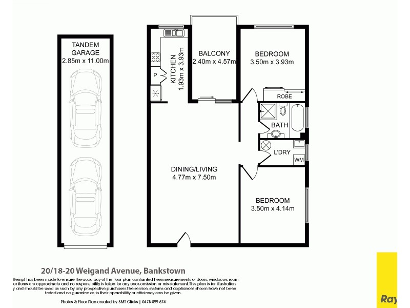 20/18-20 Weigand Avenue, Bankstown NSW 2200 Floorplan