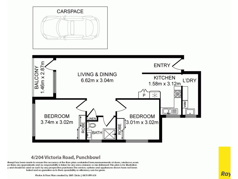 4/204 Victoria Road, Punchbowl NSW 2196 Floorplan