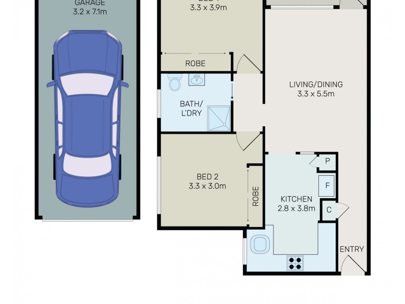 3/77 Broadway, Punchbowl NSW 2196 Floorplan