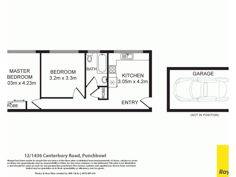 12/1436 Canterbury, Punchbowl NSW 2196 Floorplan
