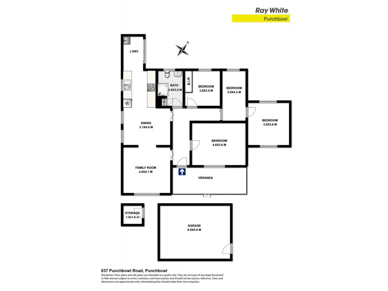 837 Punchbowl Road, Punchbowl NSW 2196 Floorplan