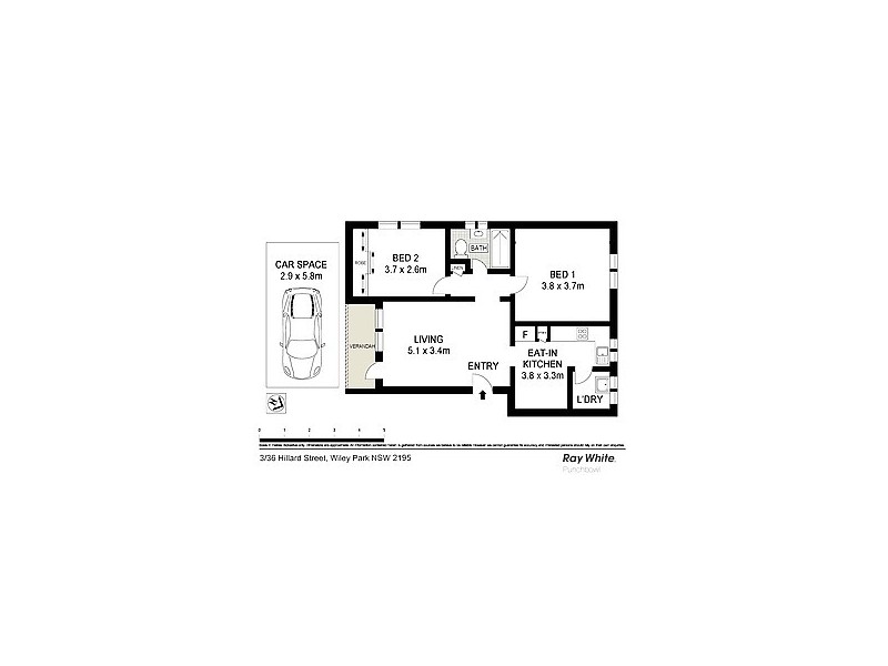 3/36 Hillard Street, Wiley Park NSW 2195 Floorplan
