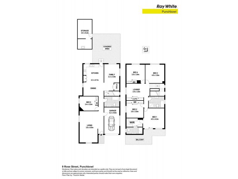 9 Rose Street, Punchbowl NSW 2196 Floorplan