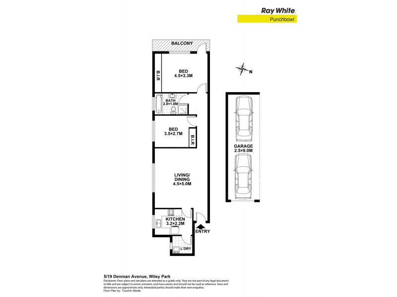 5/19 Denman Avenue, Wiley Park NSW 2195 Floorplan