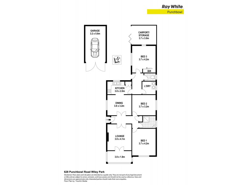 628 Punchbowl Road, Wiley Park NSW 2195 Floorplan