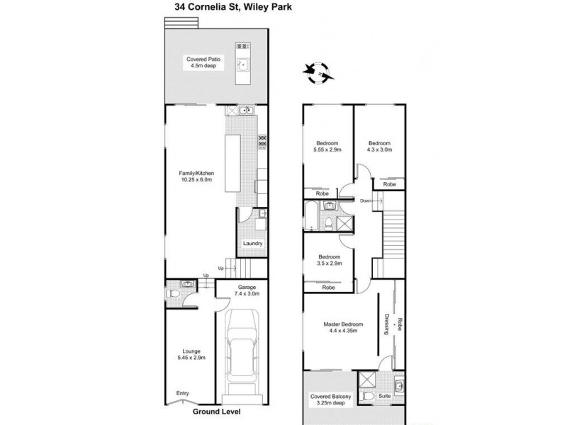 34 Cornelia Street, Wiley Park NSW 2195 Floorplan