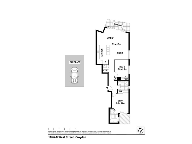 18/6-8 West Street, Croydon NSW 2132 Floorplan