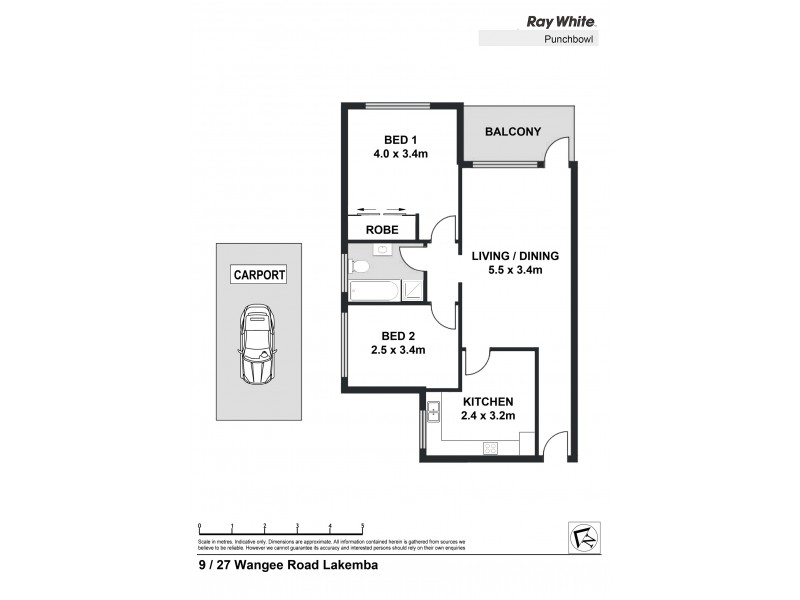 9/27 Wangee Road, Lakemba NSW 2195 Floorplan