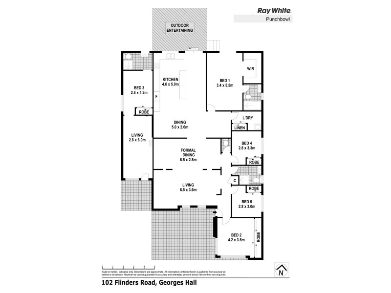 102 Flinders Road, Georges Hall NSW 2198 Floorplan