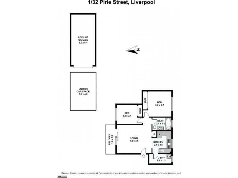 1/32 Pirie Street, Liverpool NSW 2170 Floorplan