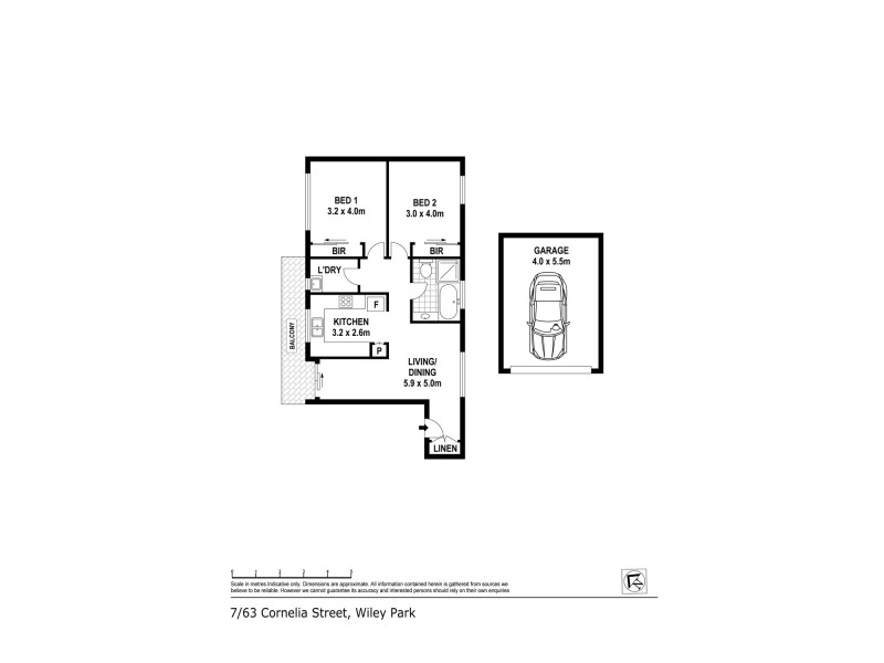7/63-65 Cornelia Street, Wiley Park NSW 2195 Floorplan