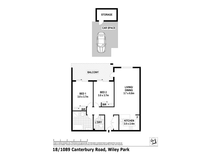 18/1089-1101 Canterbury Road, Wiley Park NSW 2195 Floorplan