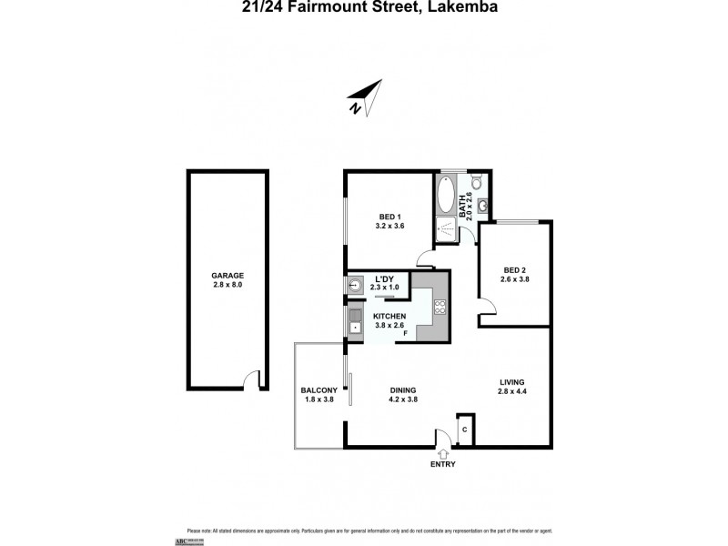 21/24-30 Fairmount Street, Lakemba NSW 2195 Floorplan