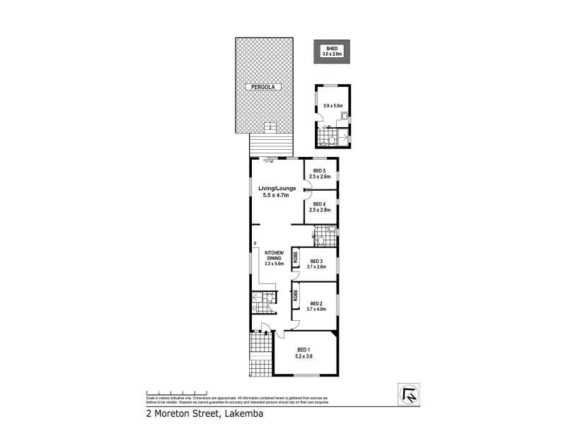 2 Moreton Street, Lakemba NSW 2195 Floorplan