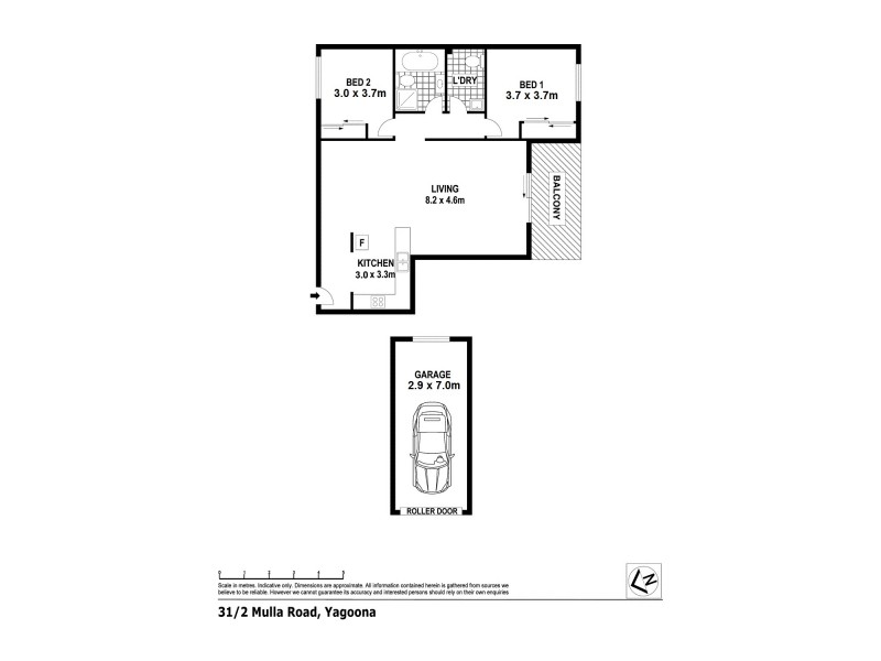 2 Mulla Road, Yagoona NSW 2199 Floorplan