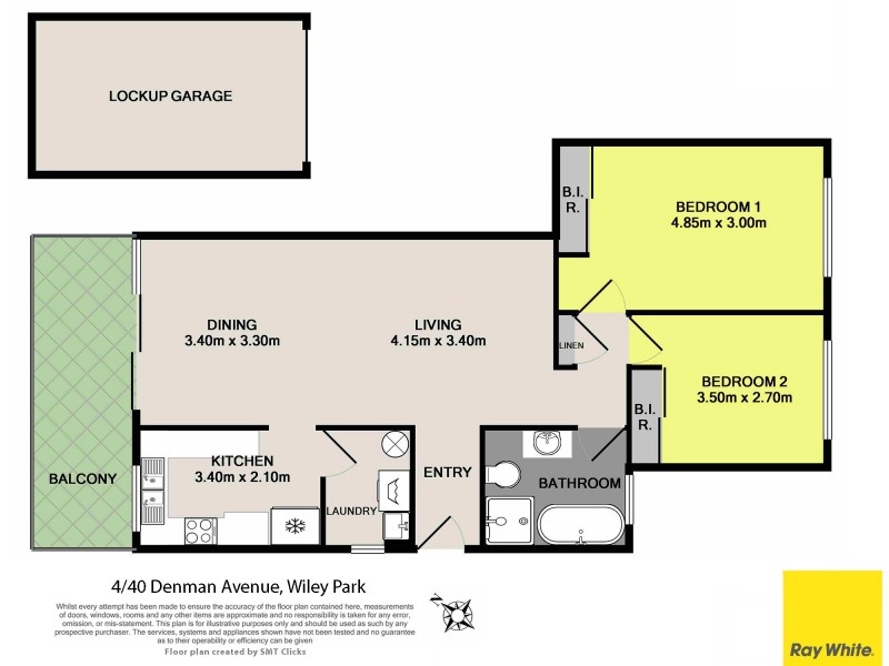 4/40 Denman Avenue, Wiley Park NSW 2195 Floorplan