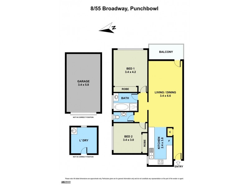 8/55 Broadway, Punchbowl NSW 2196 Floorplan