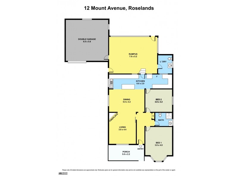 12 Mount Avenue, Roselands NSW 2196 Floorplan