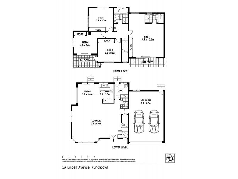 1A Linden Avenue, Punchbowl NSW 2196 Floorplan
