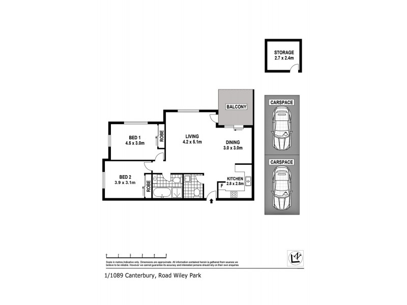 1/1089 Canterbury Road, Wiley Park NSW 2195 Floorplan