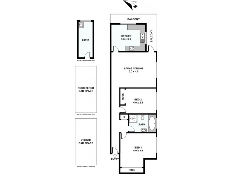 7/6 Willeroo Street, Lakemba NSW 2195 Floorplan