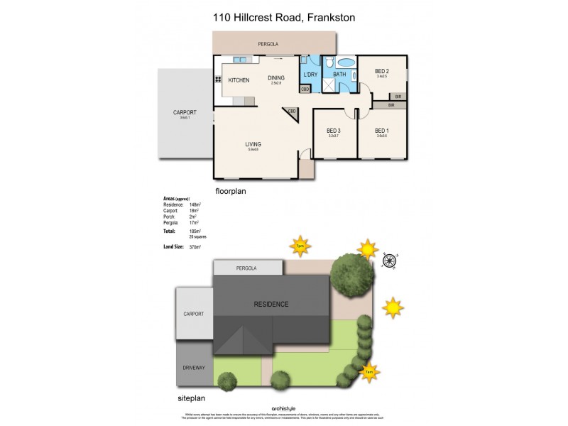 110 Hillcrest Road, Frankston VIC 3199 Floorplan