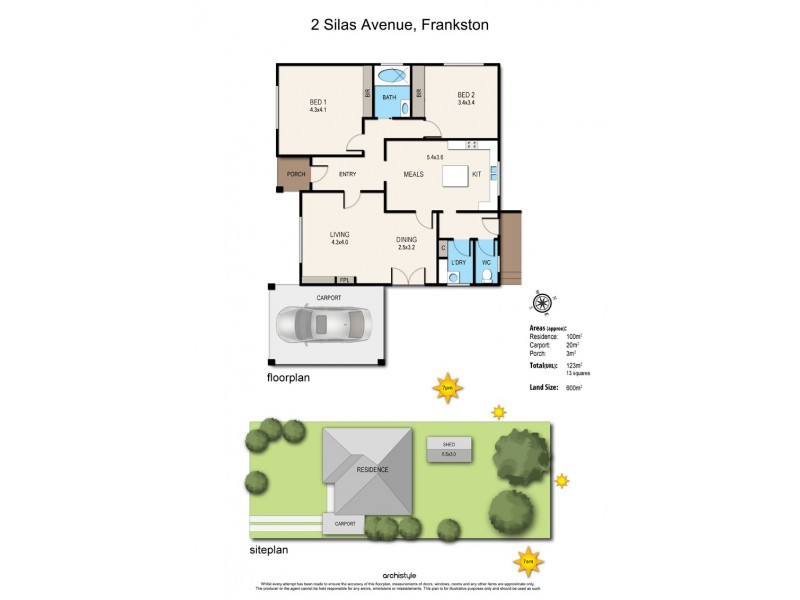 2 Silas Avenue, Frankston VIC 3199 Floorplan