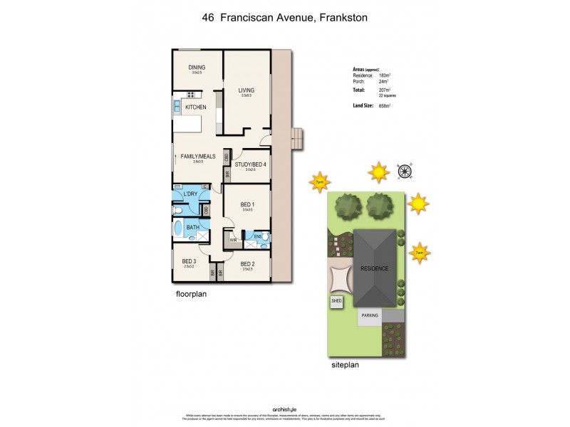 46 Franciscan Avenue, Frankston VIC 3199 Floorplan