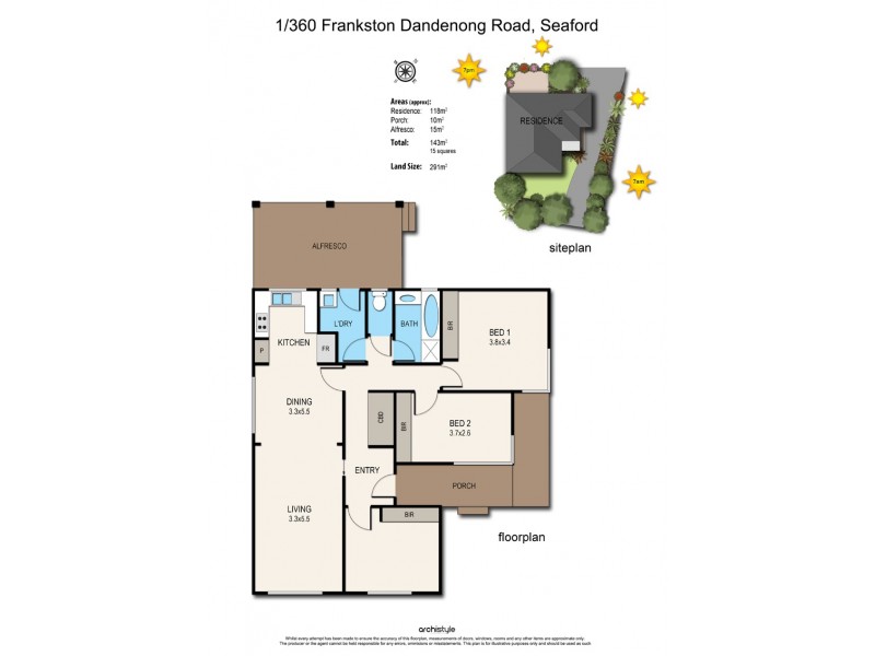 1/360 Frankston Dandenong Road, Seaford VIC 3198 Floorplan