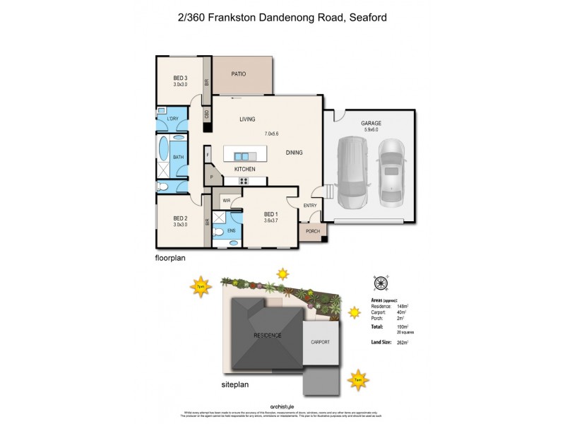 2/360 Frankston Dandenong Road, Seaford VIC 3198 Floorplan