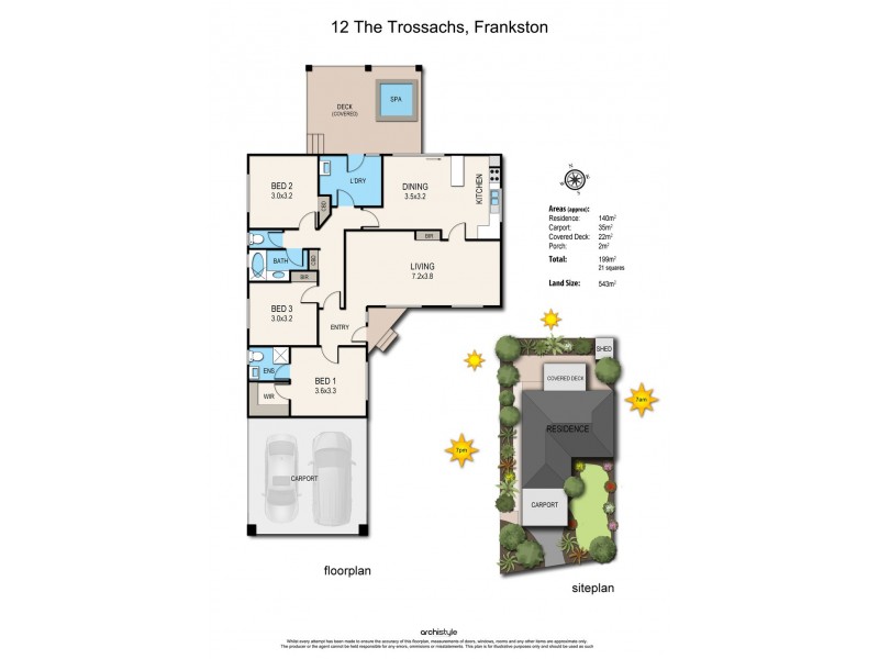 12 The Trossachs, Frankston VIC 3199 Floorplan