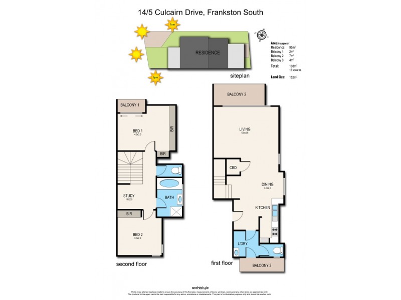 L1 – 14/5 Culcairn Drive, Frankston South VIC 3199 Floorplan