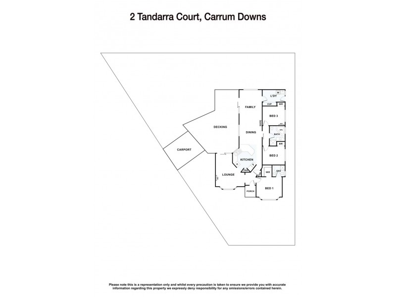 2 Tandarra Court, Carrum Downs VIC 3201 Floorplan
