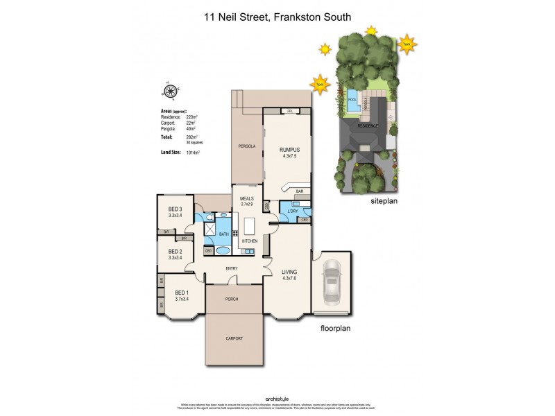 11 Neil Street, Frankston South VIC 3199 Floorplan
