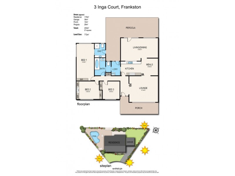 3 Inga Court, Frankston VIC 3199 Floorplan