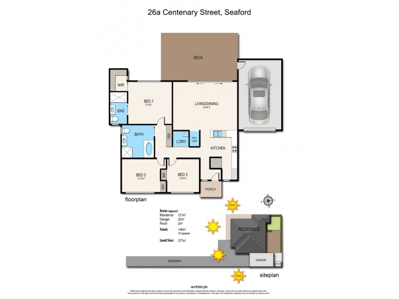 26A Centenary Street, Seaford VIC 3198 Floorplan