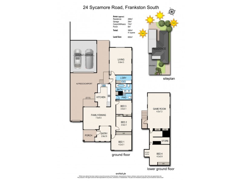 24 Sycamore Road, Frankston South VIC 3199 Floorplan