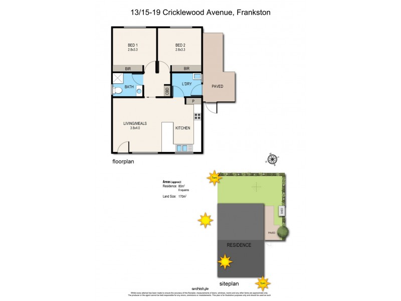 13/15-19 Cricklewood Avenue, Frankston VIC 3199 Floorplan