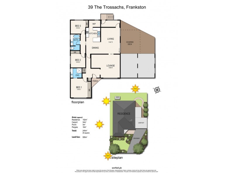 39 The Trossachs, Frankston VIC 3199 Floorplan