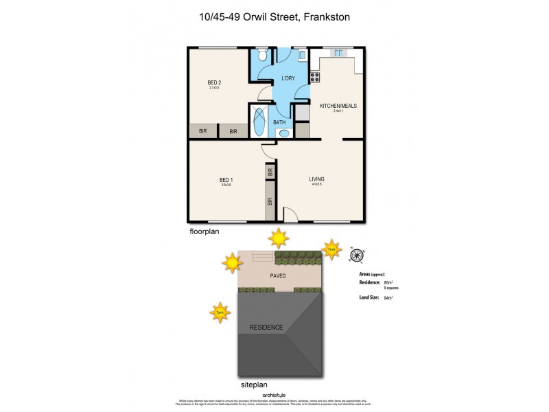 10/45-49 Orwil Street, Frankston VIC 3199 Floorplan