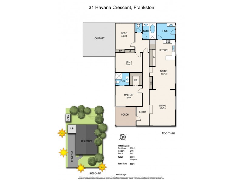 31 Havana Crescent, Frankston VIC 3199 Floorplan