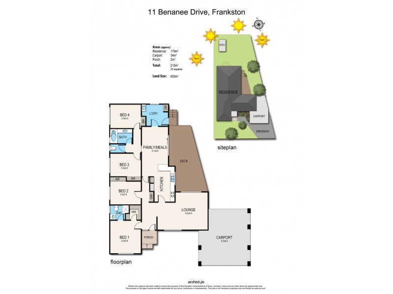 11 Benanee Drive, Frankston VIC 3199 Floorplan