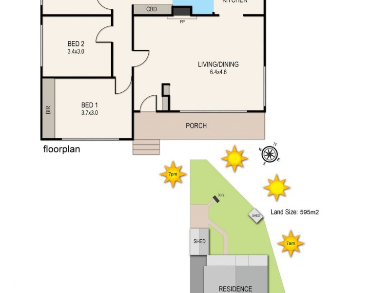 25 Norfolk Crescent, Frankston North VIC 3200 Floorplan