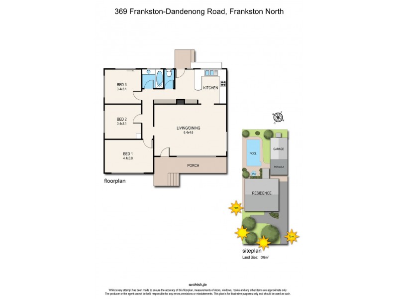 369 Frankston-Dandenong Road, Frankston North VIC 3200 Floorplan