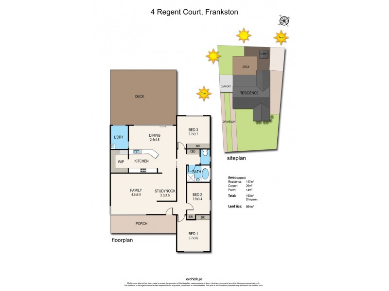 4 Regent Court, Frankston VIC 3199 Floorplan